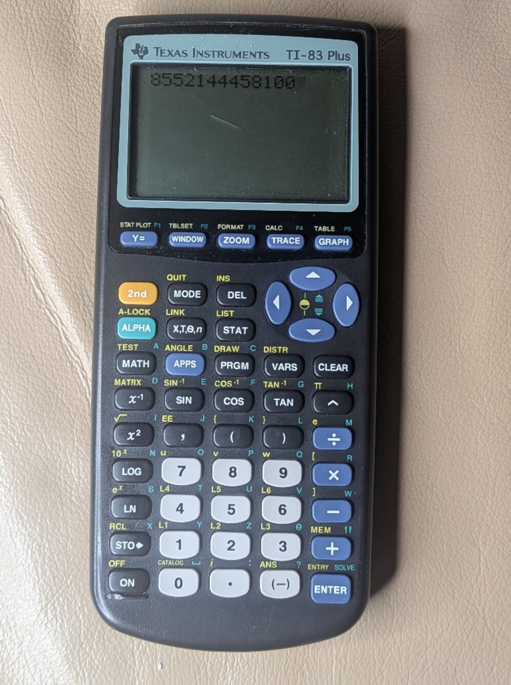Texas Instruments TI-83 Plus Calculator Tested. No cover.